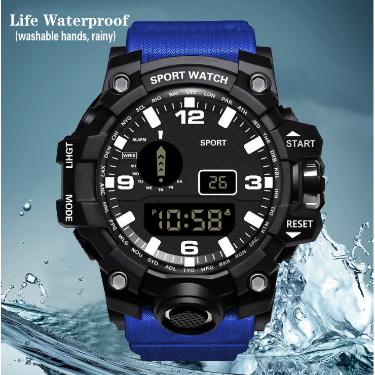 Men's Fashion New Digital Watch Sports Watch Multifunctional Leisure