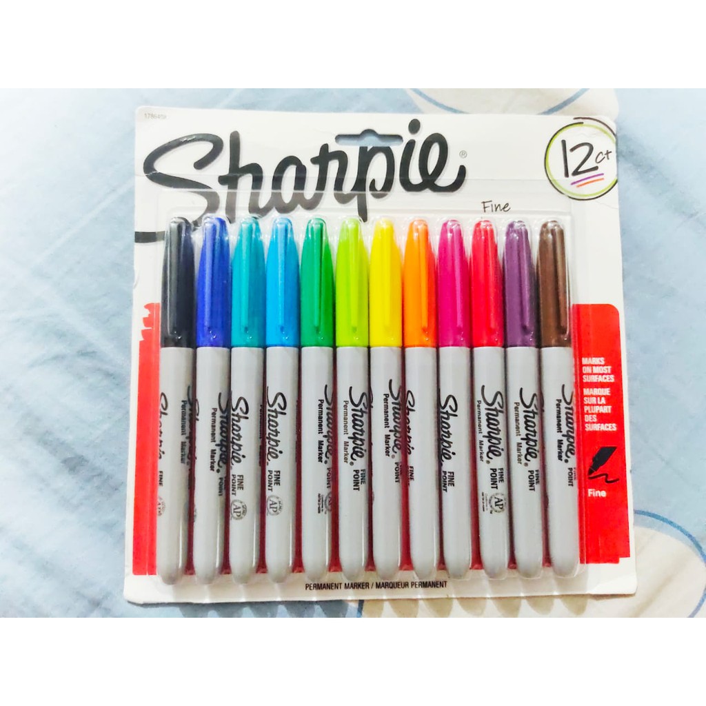 Sharpie Fine Point 12 Colors Asstd. Shopee Philippines