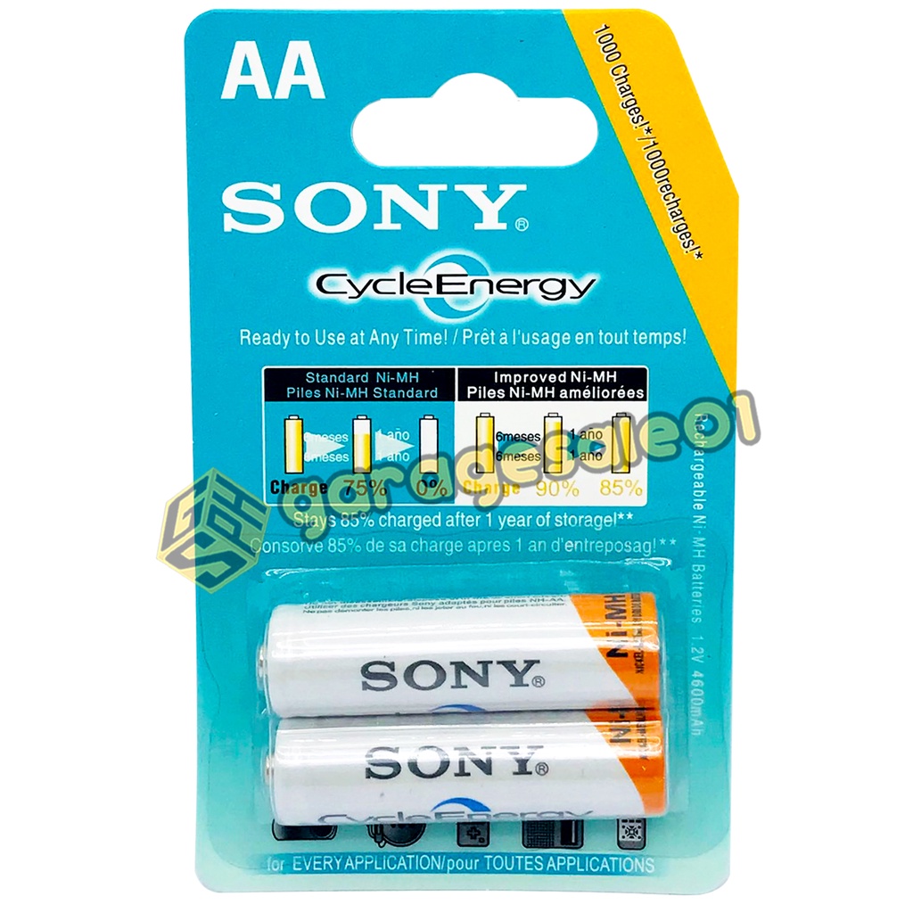 SONY AA Rechargeable Battery Heavy Duty (2PCS IN 1 CARD) Shopee Philippines