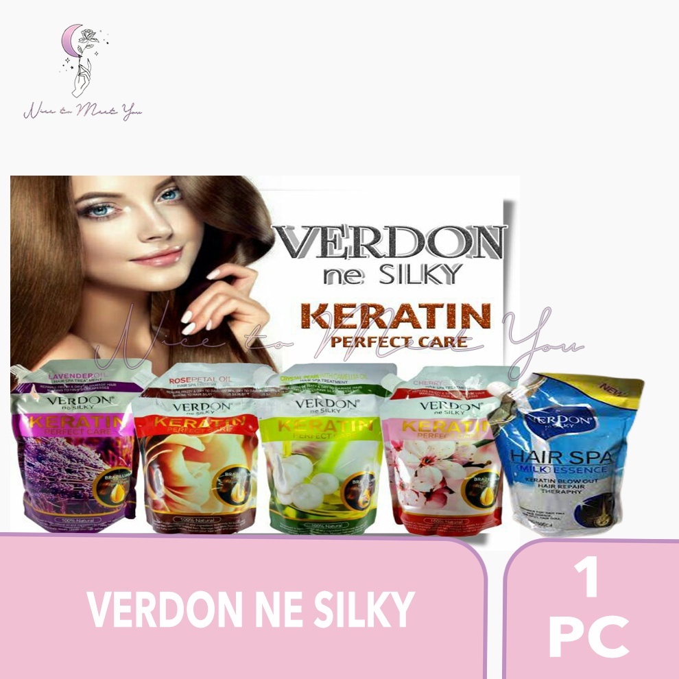 VERDON NE SILKY hair spa keratin blowout IN POUCH 1000ml Shopee