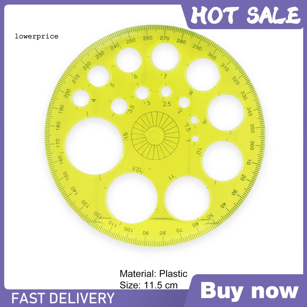 KDLP* Long Lasting Oval Template Ruler Template Ruler Circle Drawing Stencil Geometric Tool