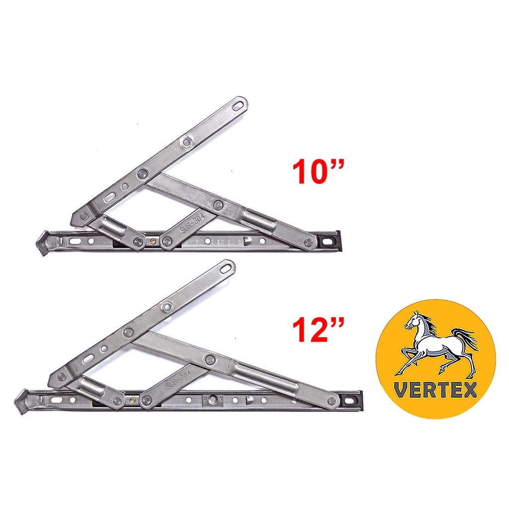 [SUS304] 4 Bar Hinge CENTER Open 2.5 Heavy Duty Stainless Steel