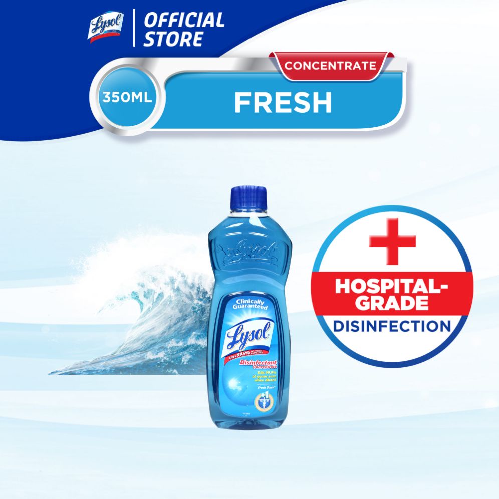 Lysol Disinfectant Concentrate Fresh Scent 350ml Shopee Philippines