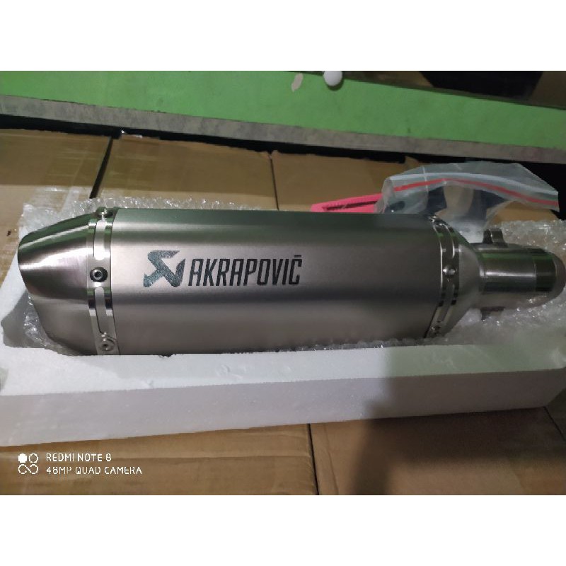 Akrapovic exhaust pipe for motorcycle( LIMITED STOCKS ) Shopee
