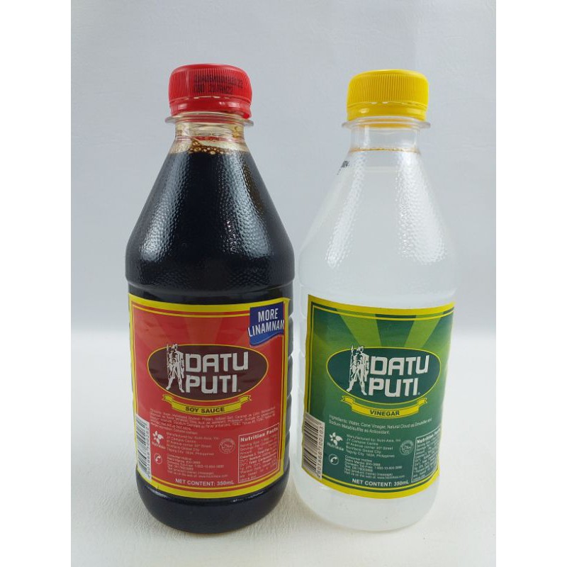 Datu Puti Soy Sauce & Vinegar 350ML Shopee Philippines