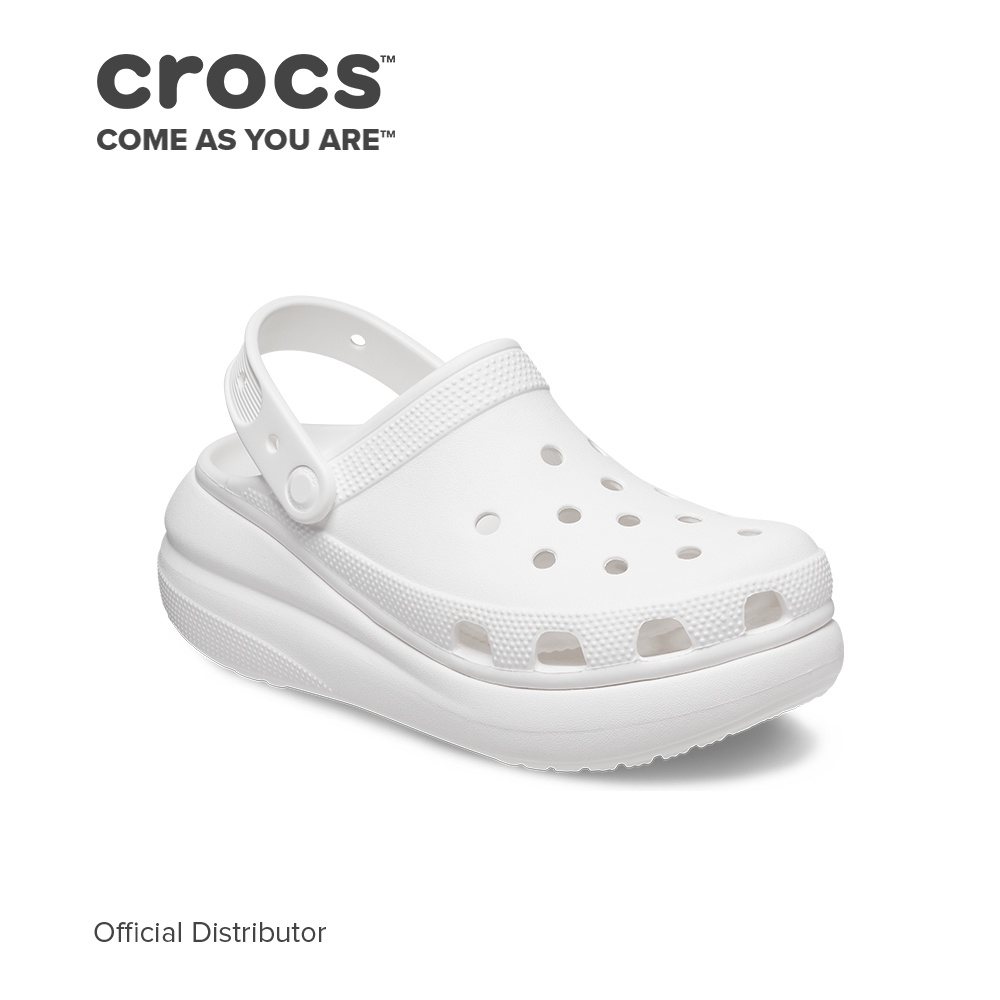 Crocs Classic Crush Clog in White Shopee Philippines