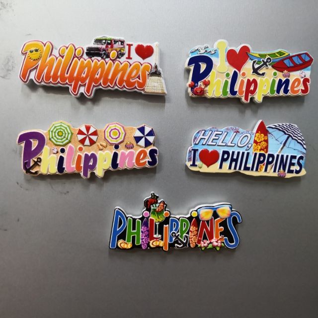 3pcs for P100 Philippines souvenir ref fridge