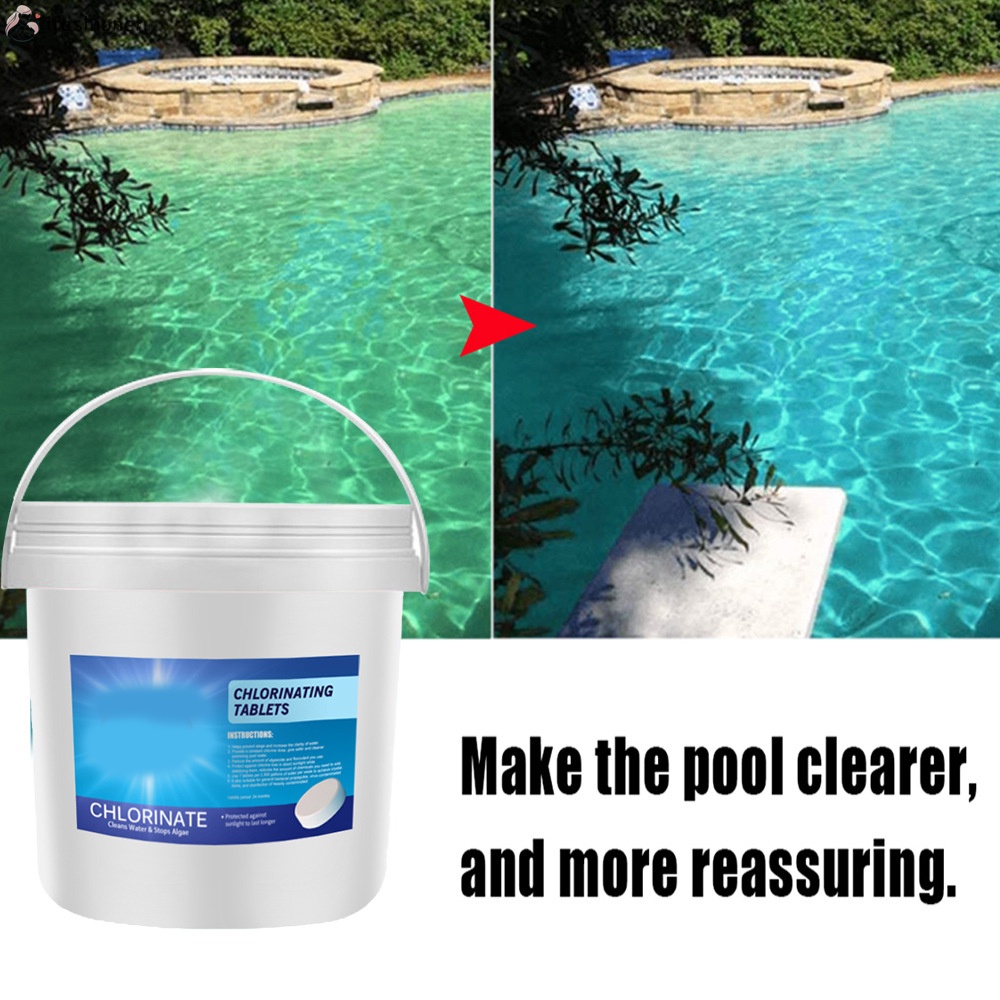 Pool Tablets Chlorinating Tablets Swimming Pool Tablet 300Pcs Chlorine