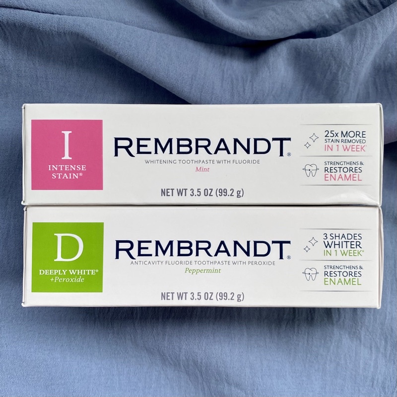 Rembrandt Intense Stain / Deeply White + Peroxide Whitening Toothpaste