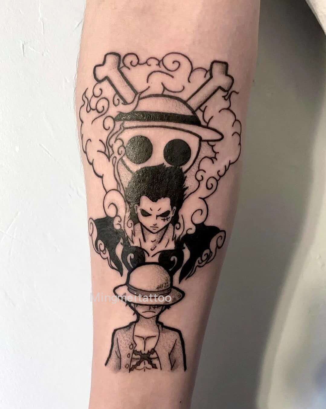 Anime One Piece Tattoo Tattoo Stickers Luffy Zoro Trafalgar Law Tattoo Sticker Waterproof Diy Sticke | Shopee Philippines 1350_x_1079_jpg