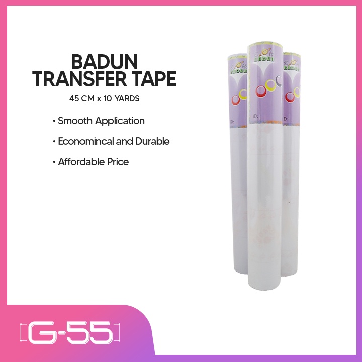 BADUN Transfer Tape for Car Sticker 18"x10Meters (Exterior Car