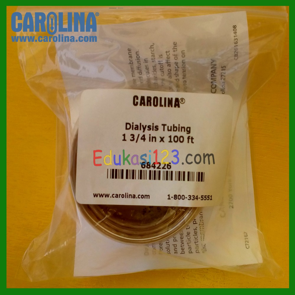 Dialysis Tubing / Visking Tubing Width 4.44 cm Length 1 meter Shopee