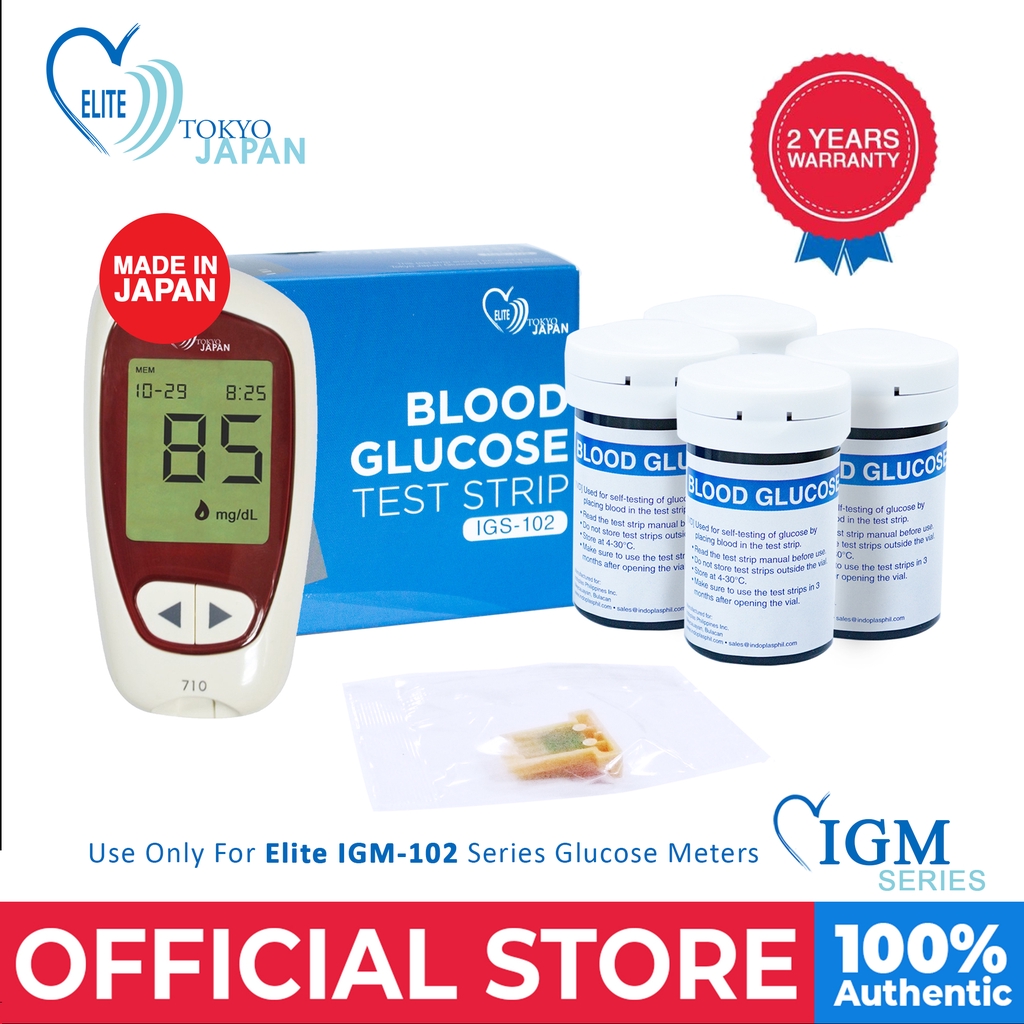 Indoplas Elite Tokyo Japan Blood Glucose Meter Monitoring