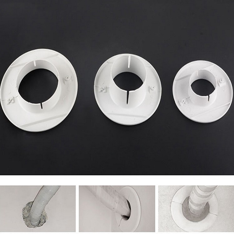 Durable Plastic Air Conditioner Pipe Holes Cover Removable Cover for