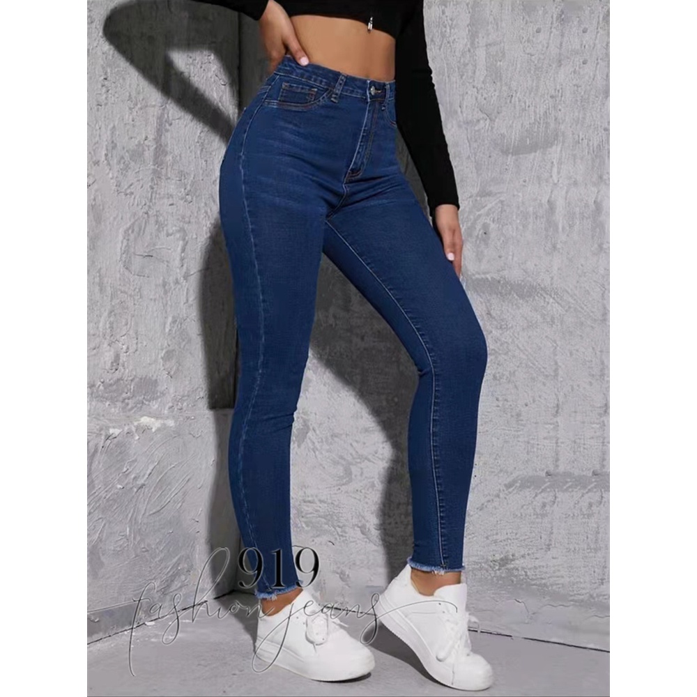 919 Jeans New Hot Fashionable Korean High Waist Denim Jeans For Womens