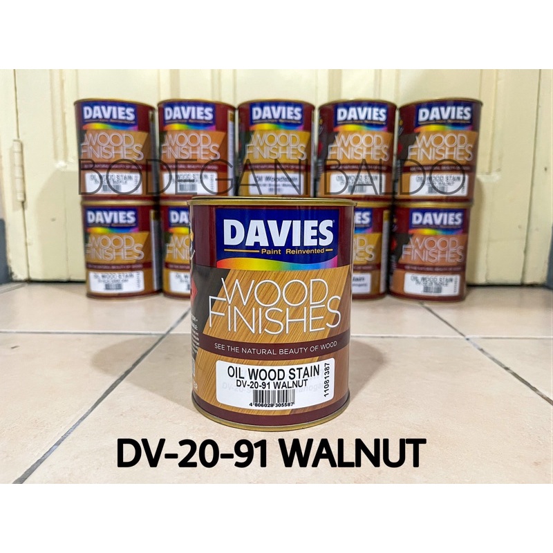 ONHAND!!! Davies Oil Wood Stain DV2091 WALNUT 1 Liter Shopee