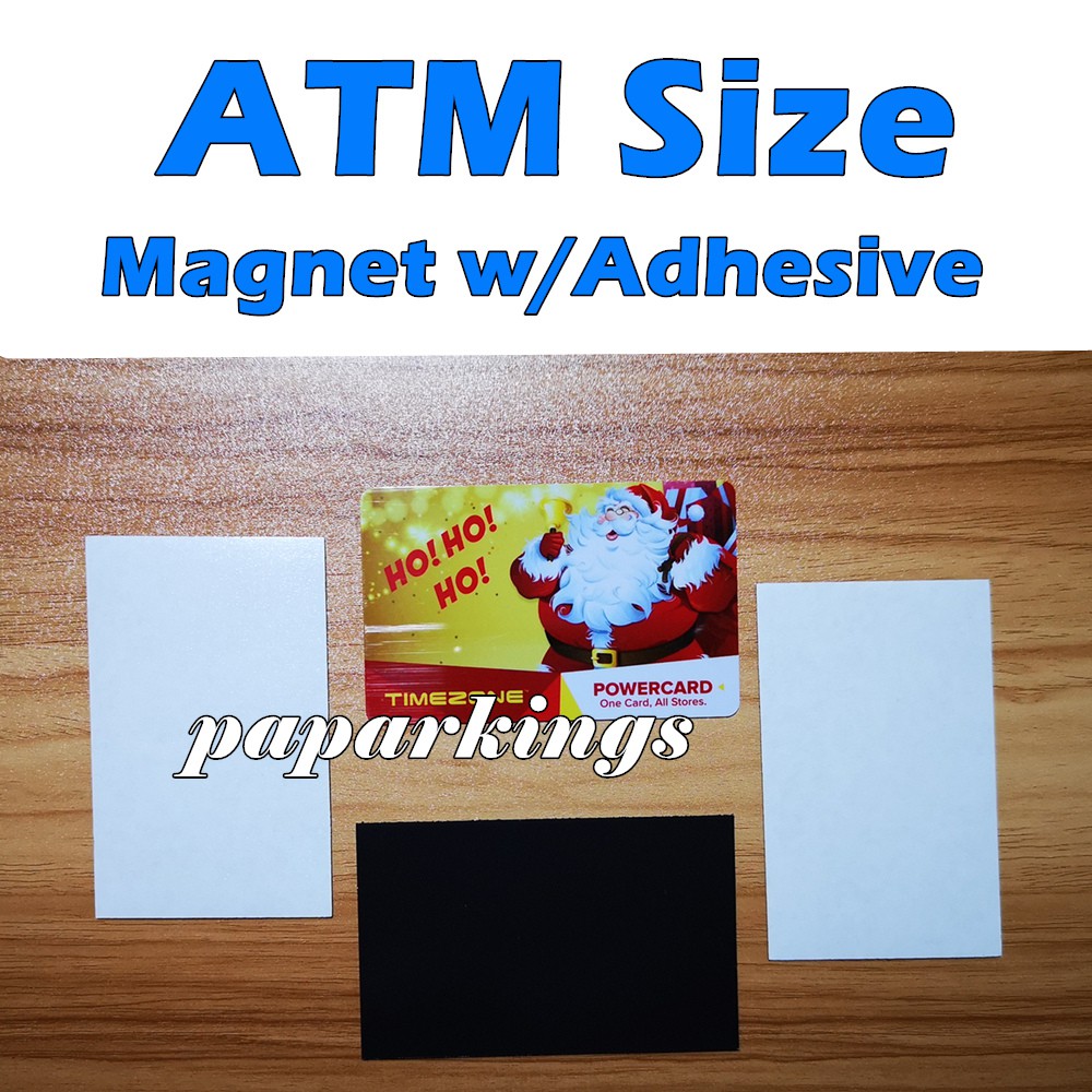 ATM card size ref Sheet A4 [ HIGH QUALITY ] strong