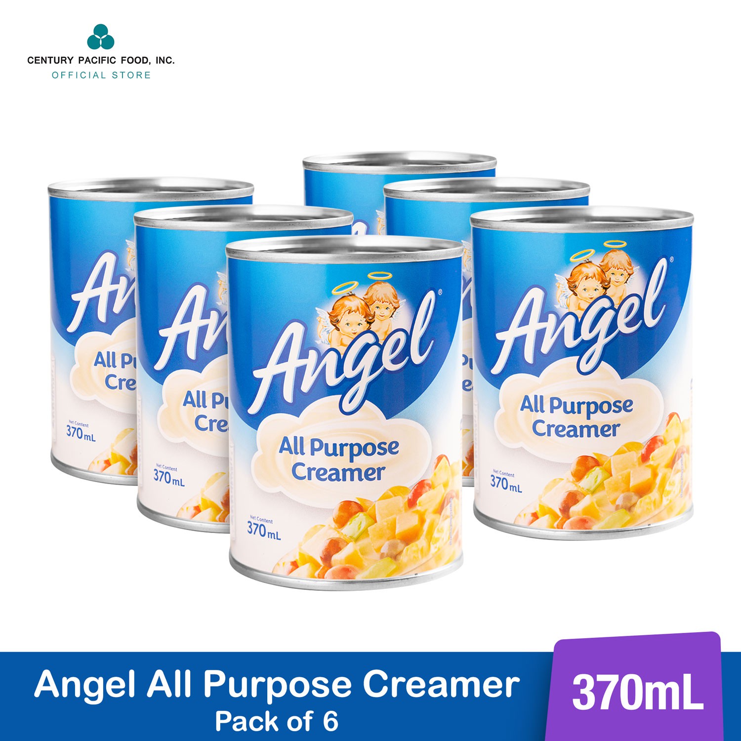Angel All Purpose Creamer 370ml Pack of 6 Shopee Philippines