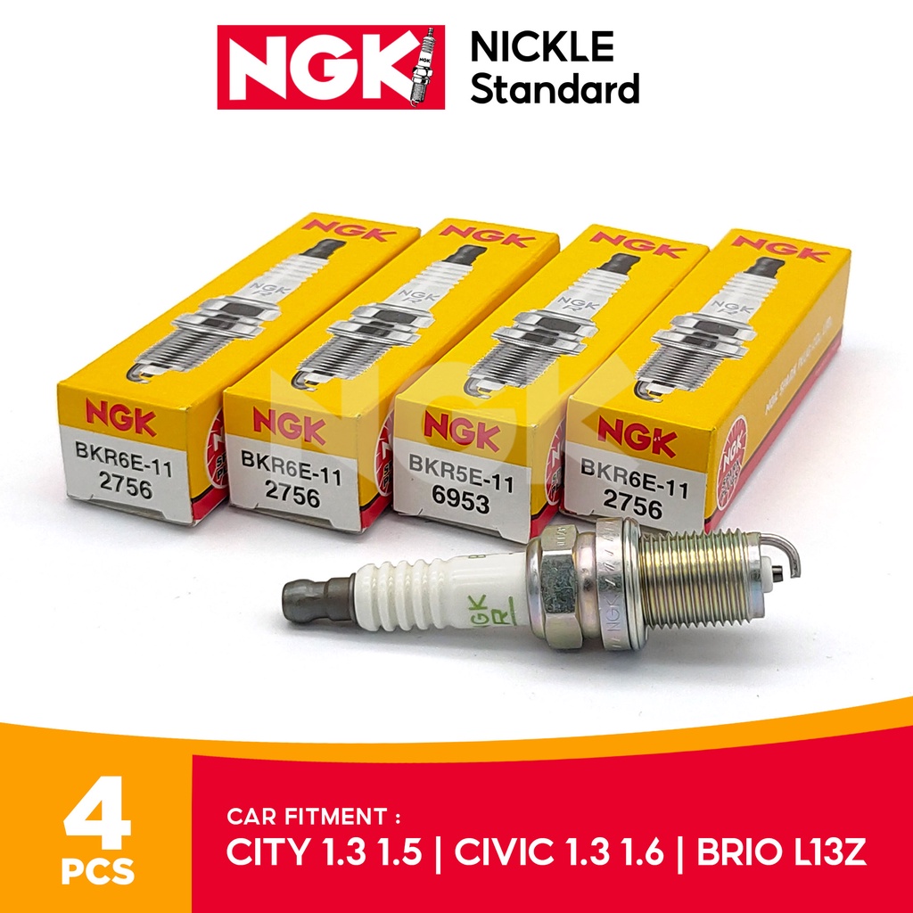 NGK BKR6E11 Standard Spark plug for Honda City 1.3 1.5 iVTEC / Civic