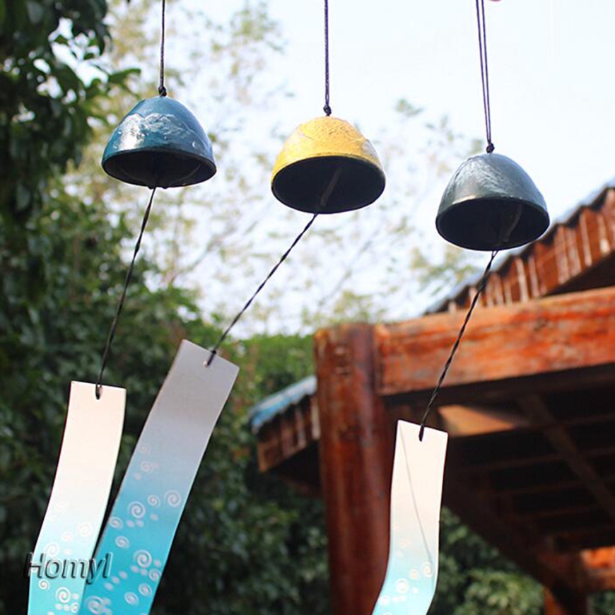 Temple Bell Japanese Wind Chime Sound Clapper Home Garden Decor