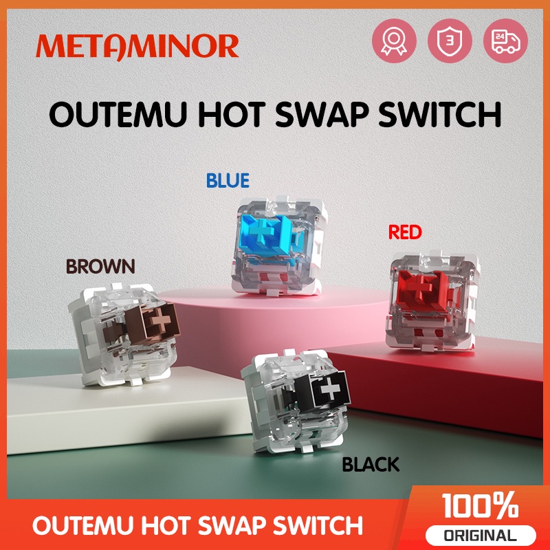 10Pcs Outemu Switches switch dustproof mechanical keyboard blue brown