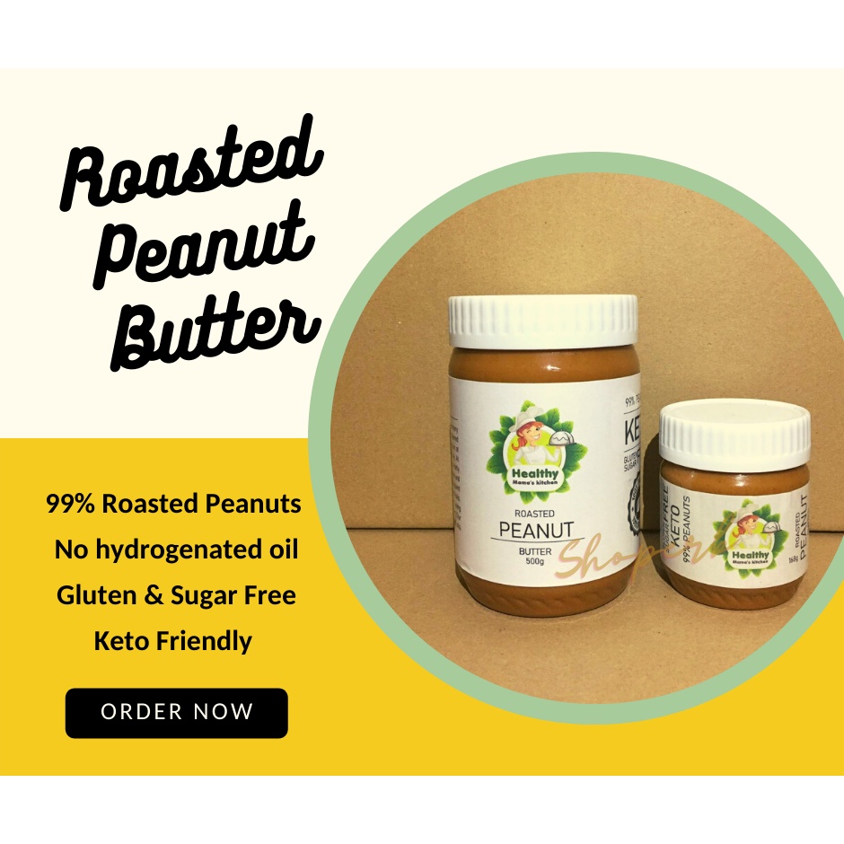 HEALTHY MAMA Roasted Peanut Butter KETO Friendly SUGAR Free