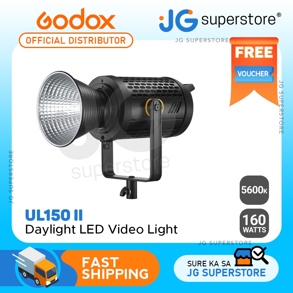 Godox UL150 II 160W 5600K Daylight LED Studio Video Light with Builtin