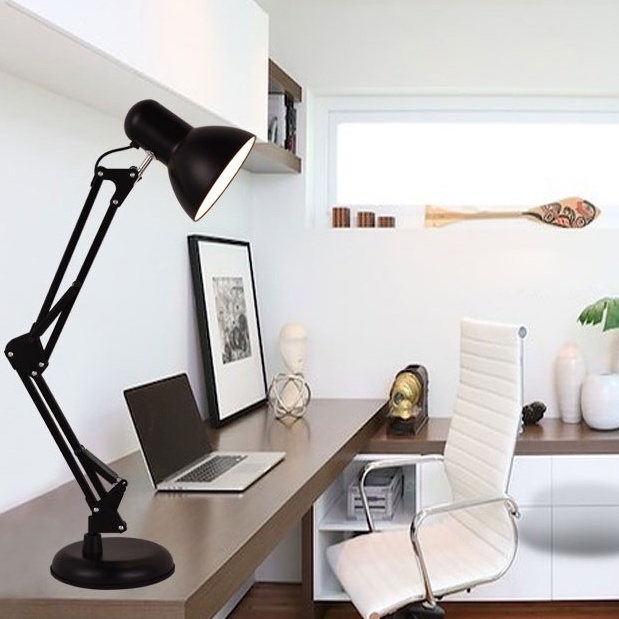 Metal Adjustable Arm Work Desk Lamp Study Room Lights Office Table Lamp Model 811 Shopee