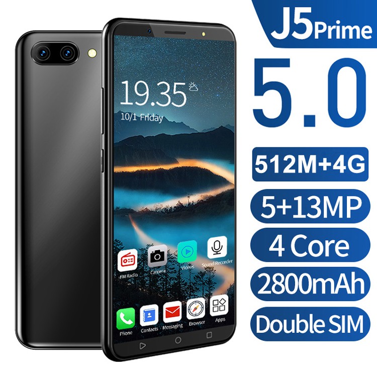 Smart Phone J5 Prime 512MB RAM 4GB ROM 5.0 inch Double Sim Android Sale