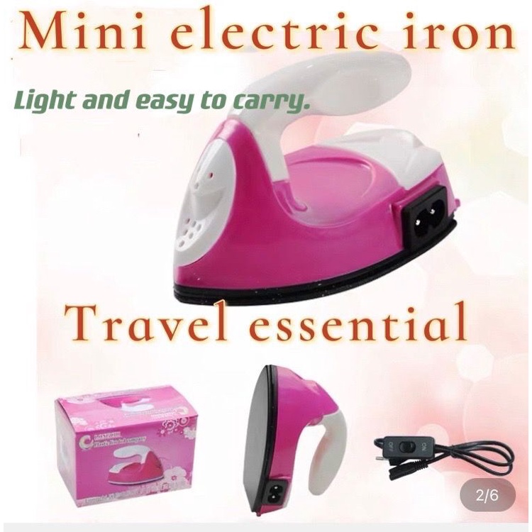 Mini lron Mini Electric Iron Portable Travel Crafting Craft Clothes