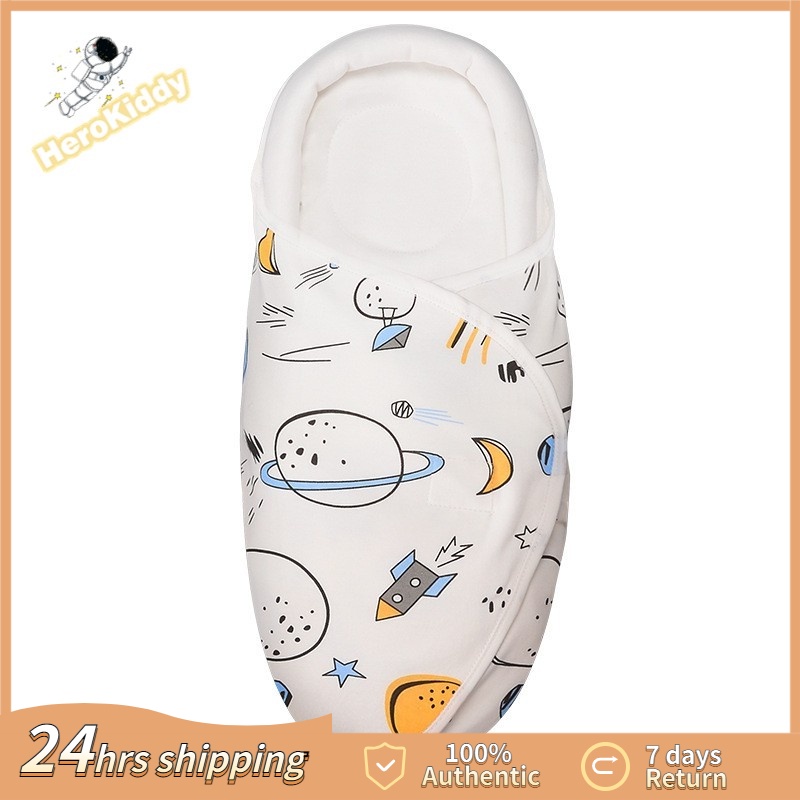 Swaddle Blanket For New Born Baby Wrapper With Head Shaping Pillow Pure