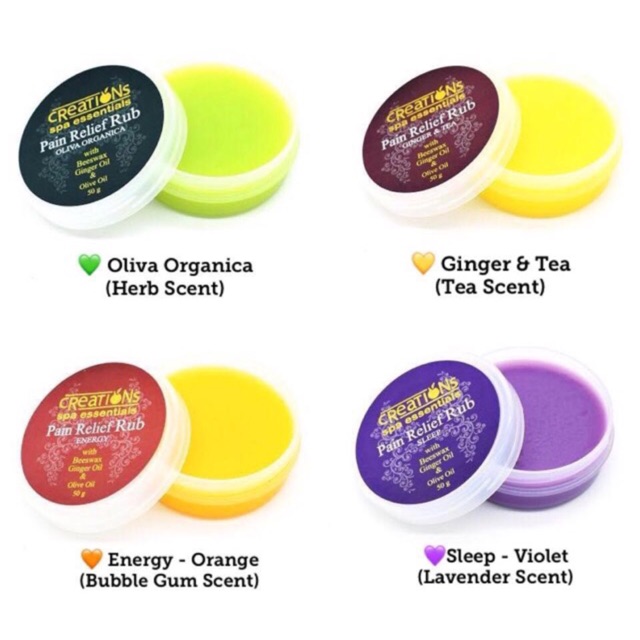Creations Spa Essentials Pain Relief Rub 50g Shopee Philippines