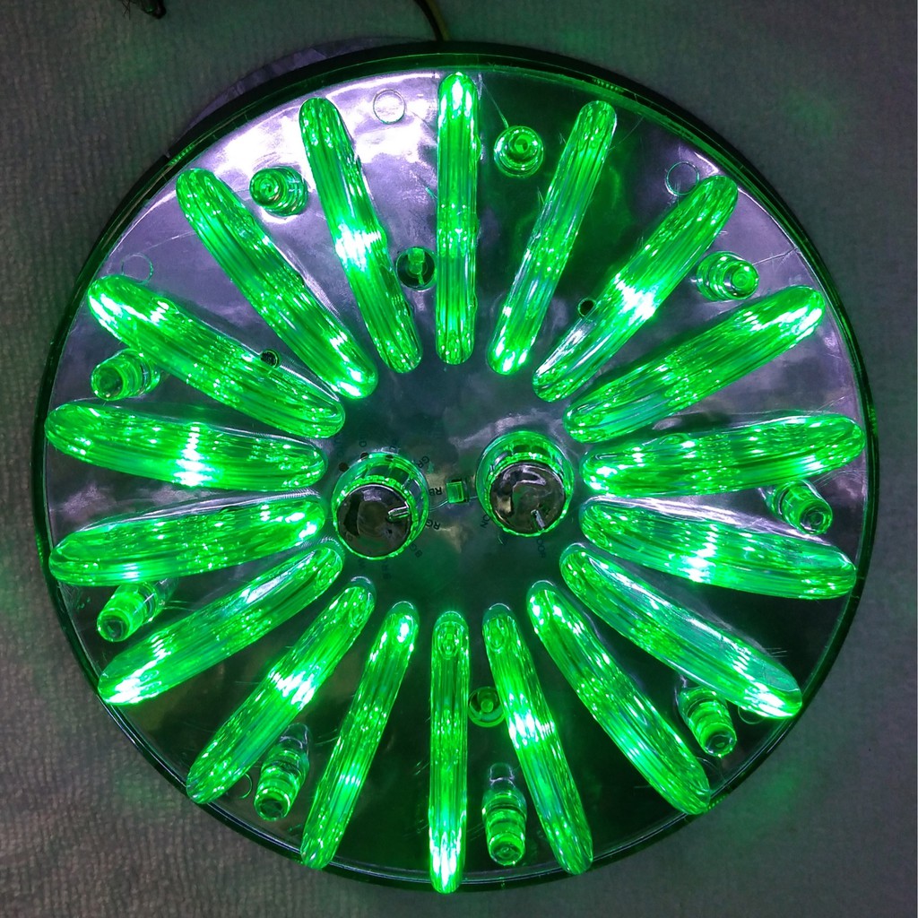 Car ceiling light Car ceiling light Round shape, 7 colors, 12V lights