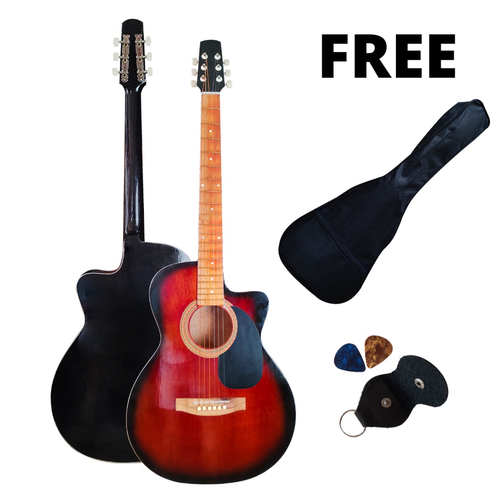 Beginner Standard Size Acoustic Guitar (Made in Cebu) Shopee Philippines