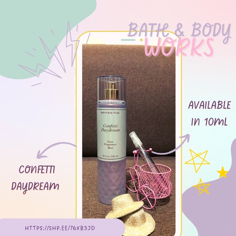 CONFETTI DAYDREAM ORIGINAL BATH & BODY WORKS Shopee Philippines