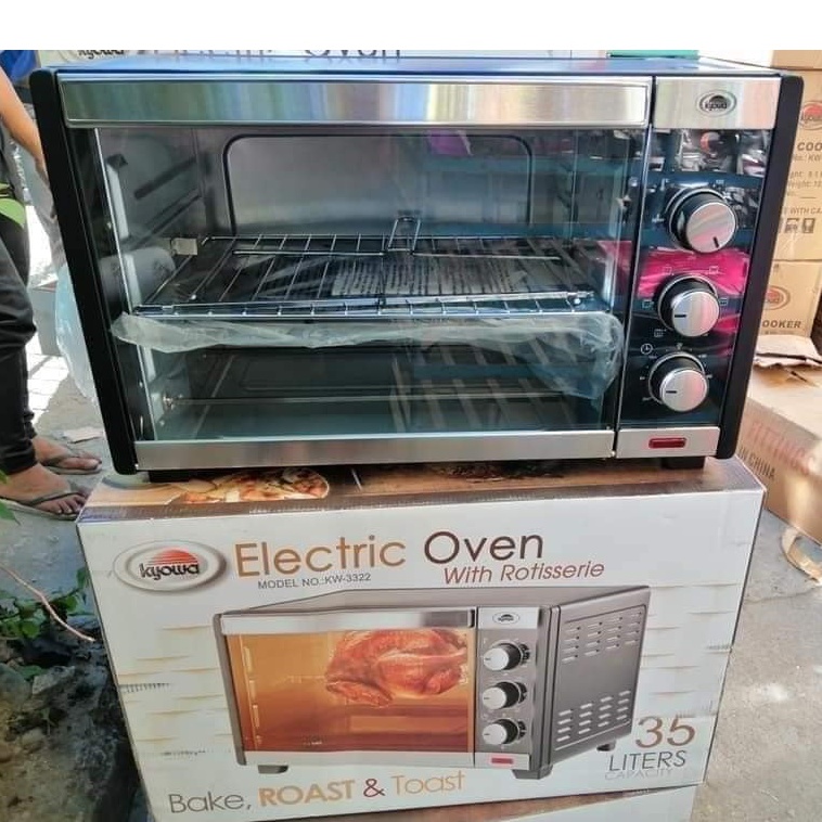 Kyowa Electric Oven 35 Liters Rotisserie Function Heat Selector