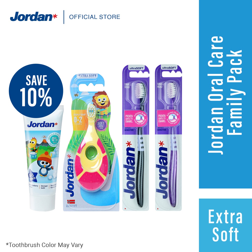 Jordan Oral Care Family Pack (Set 1) Shopee Philippines