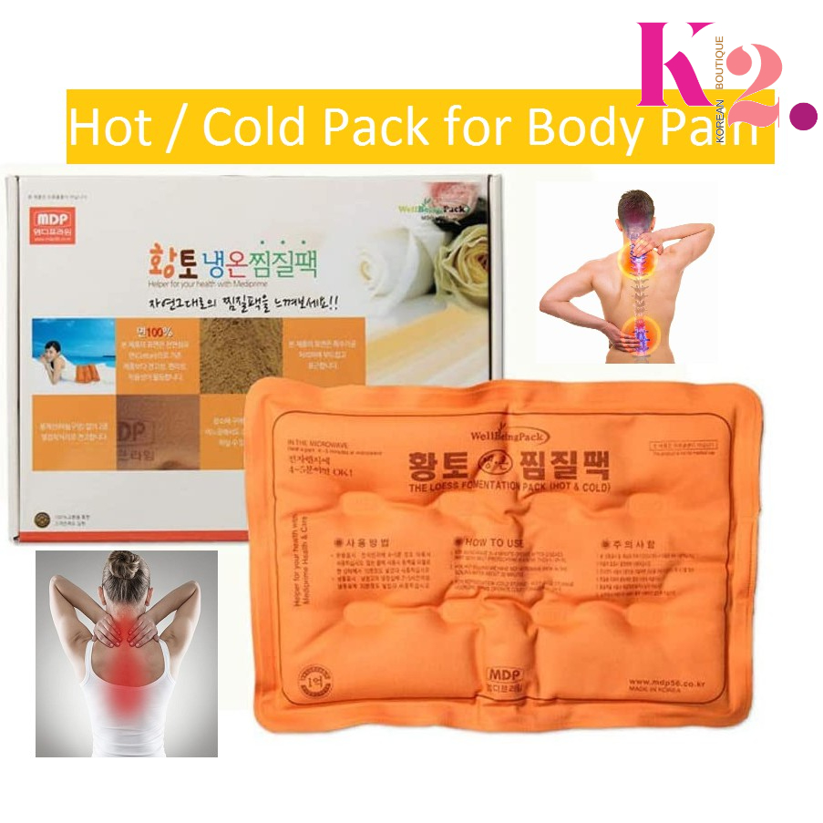 The Loess Fomentation Pack, Korean Hot and Cold pack, MDP WellBeing