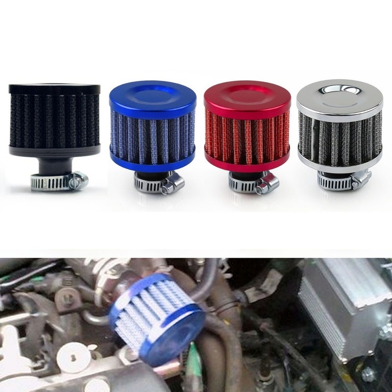 ?? High Flow Air Intake Crankcase Turbo Vent Breather Filter Car