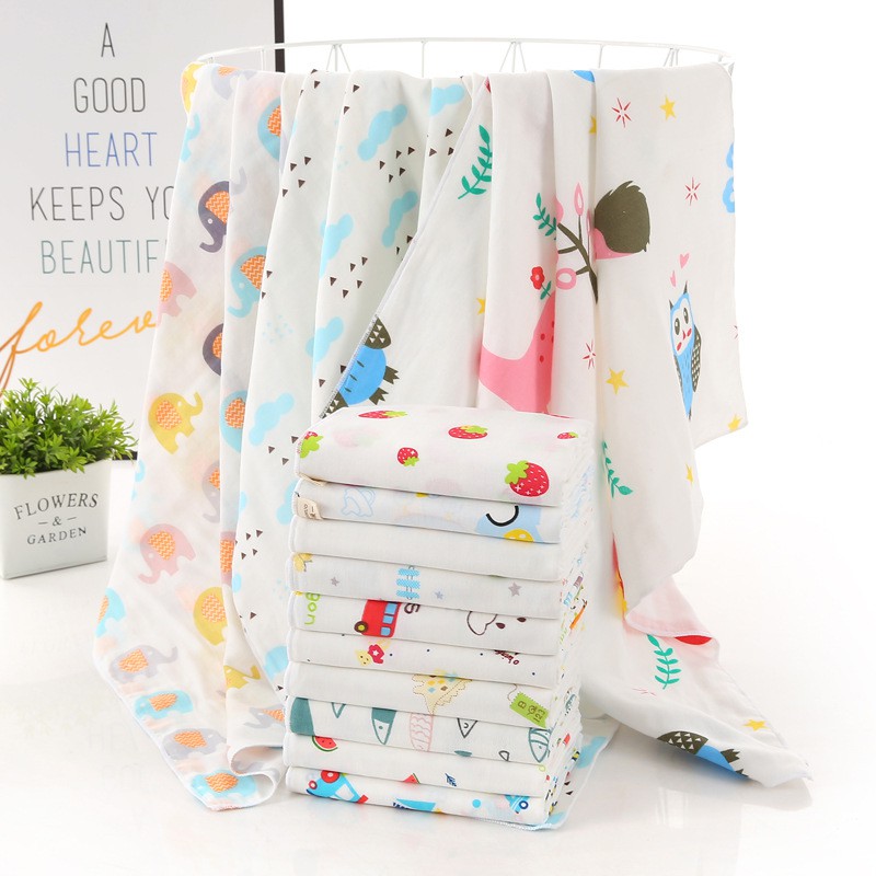 【Fast delivery】Muslin Blanket Baby Swaddle Baby Receiving Blanket New
