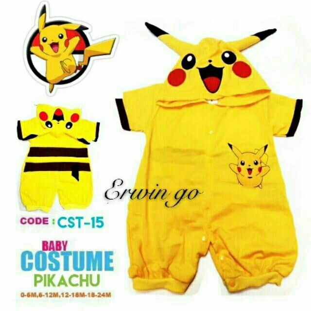 Pikachu overall Baby costume Shopee Philippines