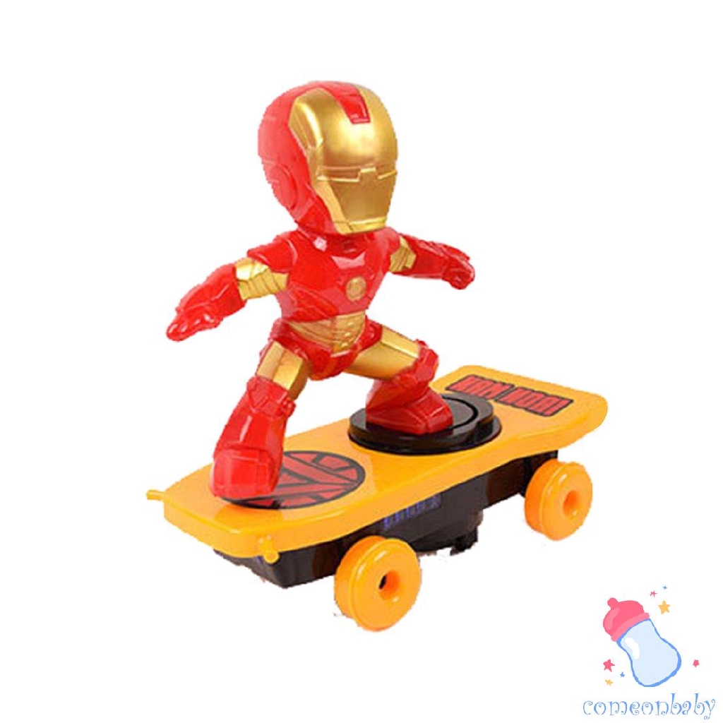 Spider Man Stunt Scooter Electric Rotating Tumble Music