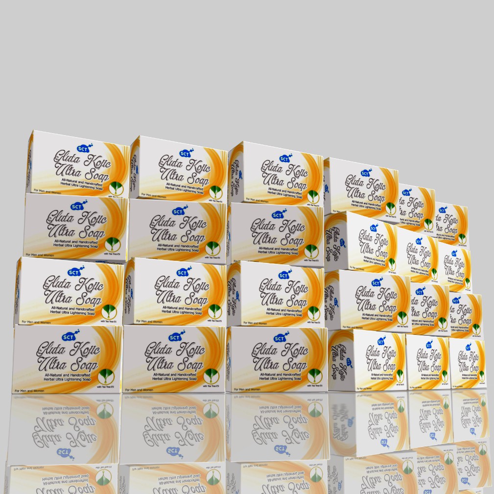 SCT Gluta Kojic Ultra Soap; 24 Pieces 135 Grams Bar of Soap; All