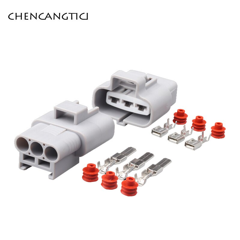 1 Set 3 Pin Sumitomo Car Electric Fan Plug Auto Waterproof Connector