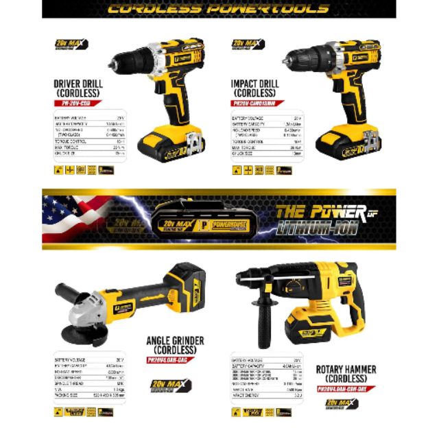 Powerhouse Heavy Duty Powertools 🇺🇸 Shopee Philippines