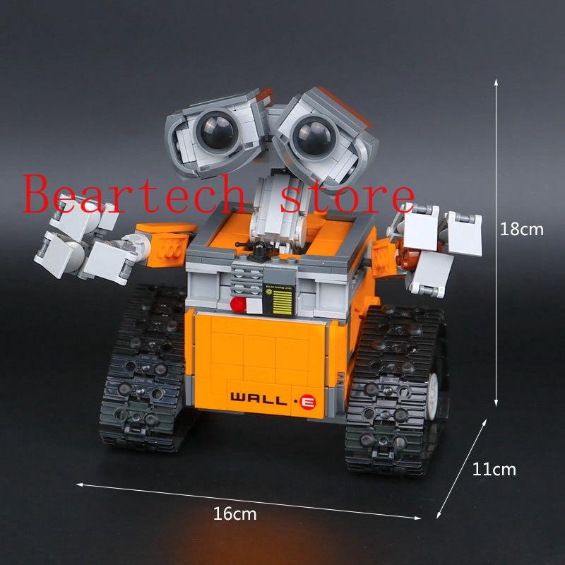 16003 The Fire Robot WALL.E Soup Compatible Lego 21303 Shopee Philippines