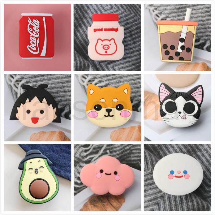 Popsocket Cute 3D Cartoon Phone Holder Pop Socket for android iphone