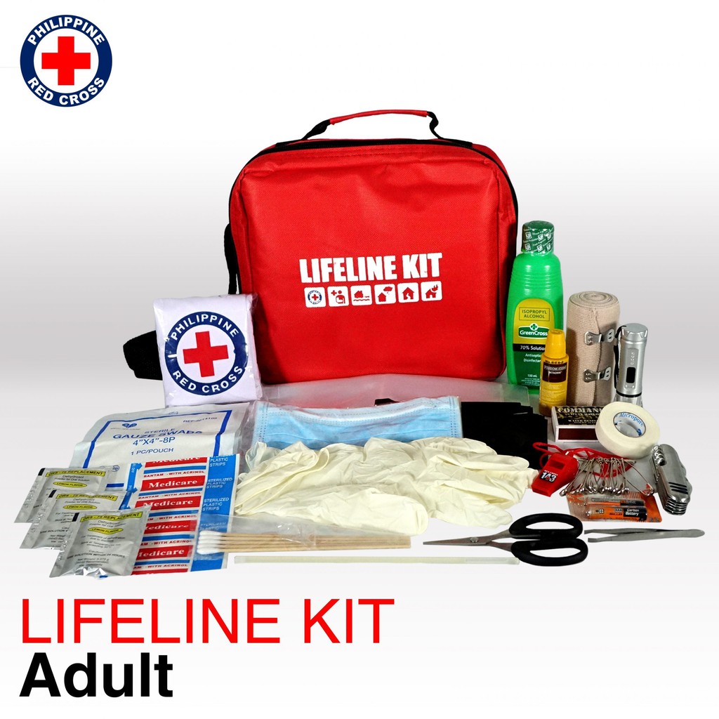 Philippine Red Cross Lifeline Kit Adult Shopee Philippines