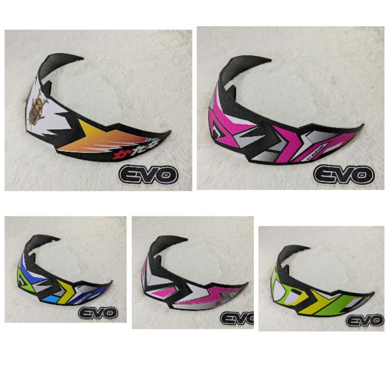Evo Helmet Spoiler (Universal)Fit for all GSX 3000 V1 and V2 models SVX