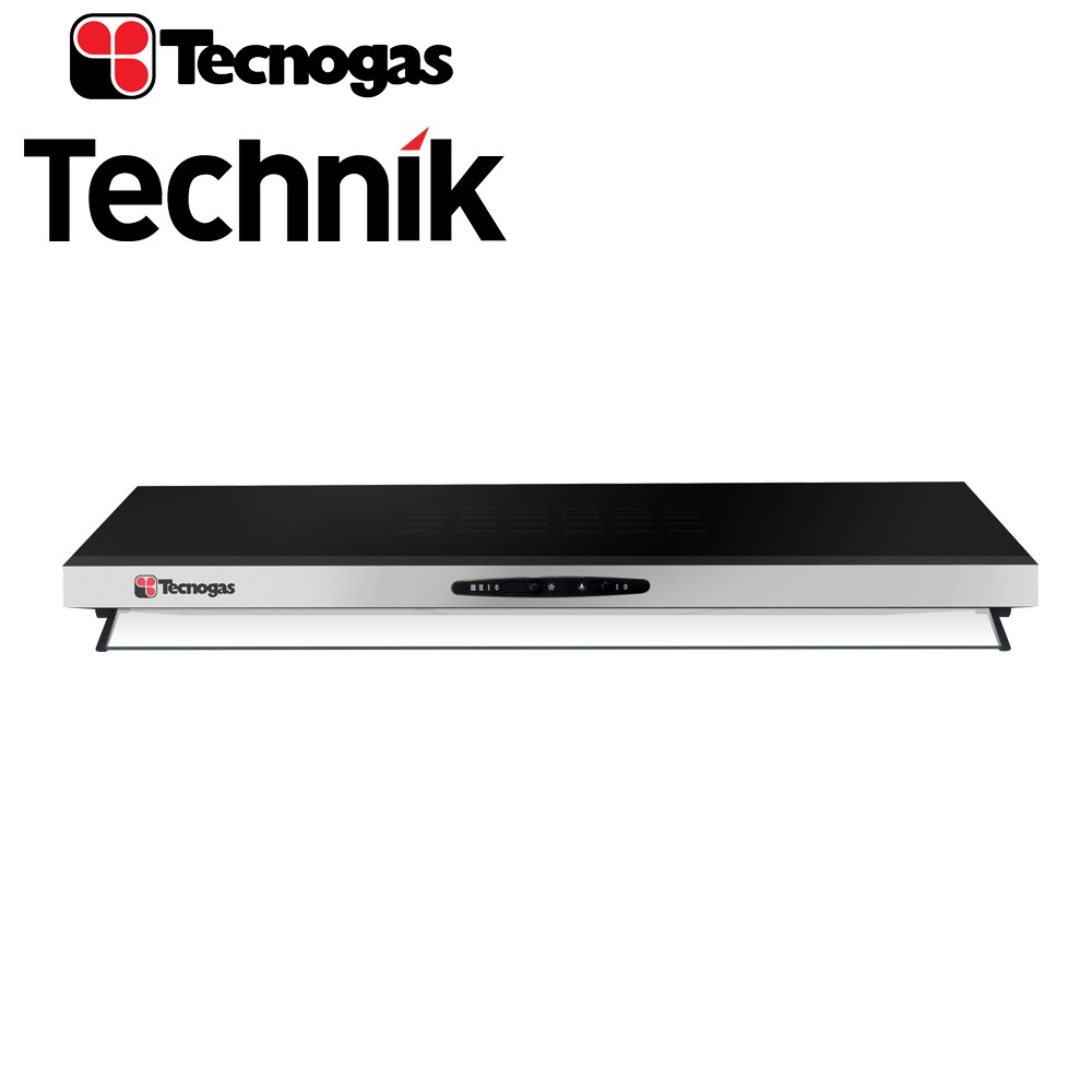 Tecnogas 50cm traditional range hood with stainless trim TRH5001BL